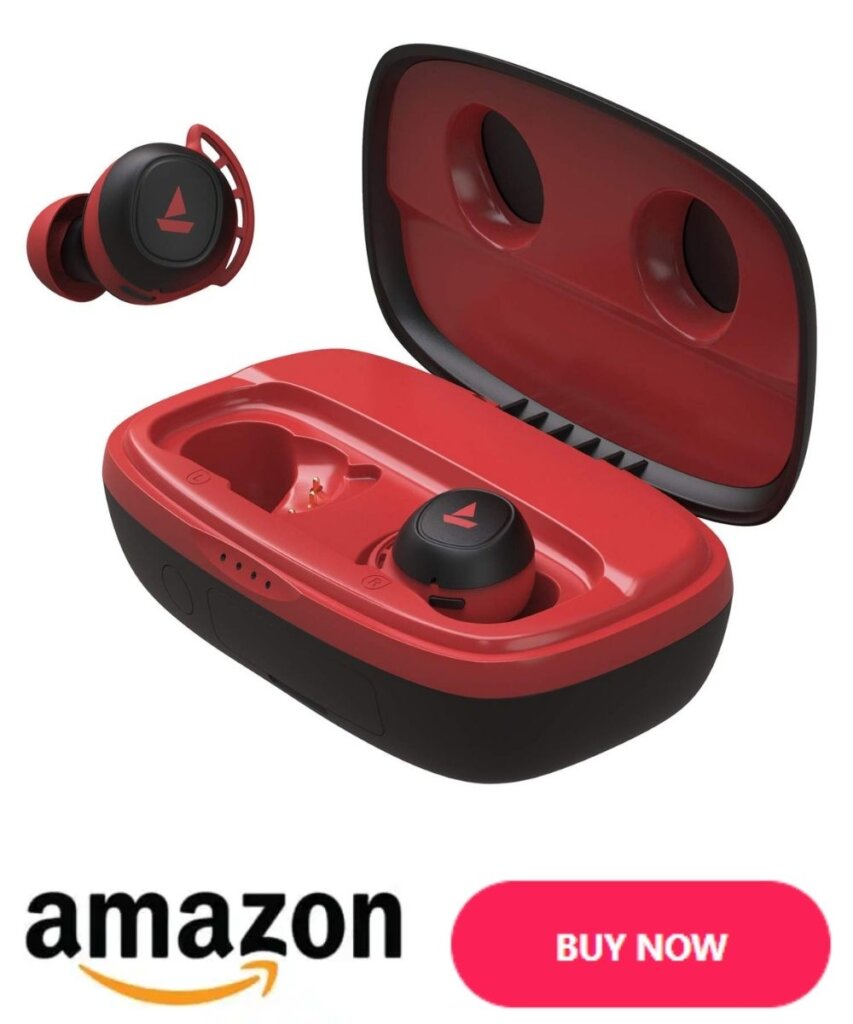 boAt Airdopes 441 Pro TWS Ear-Buds-Raging Red