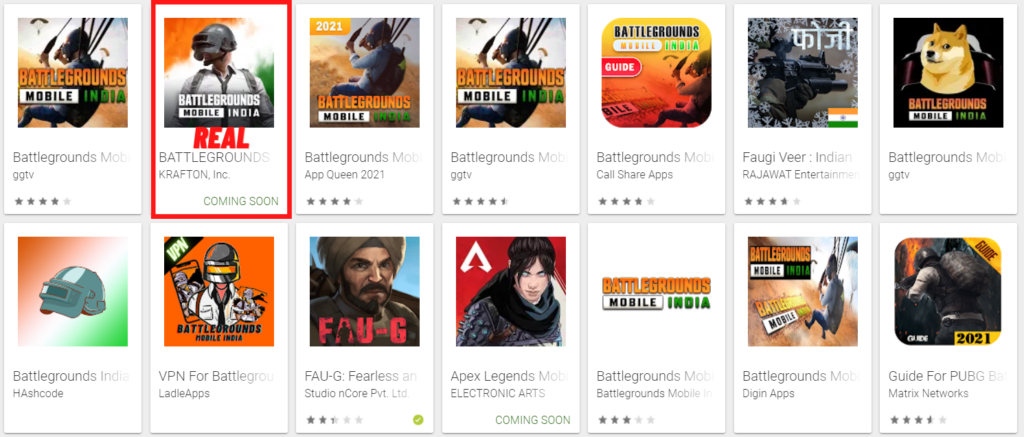 Beware! Battlegrounds Mobile India fake apps