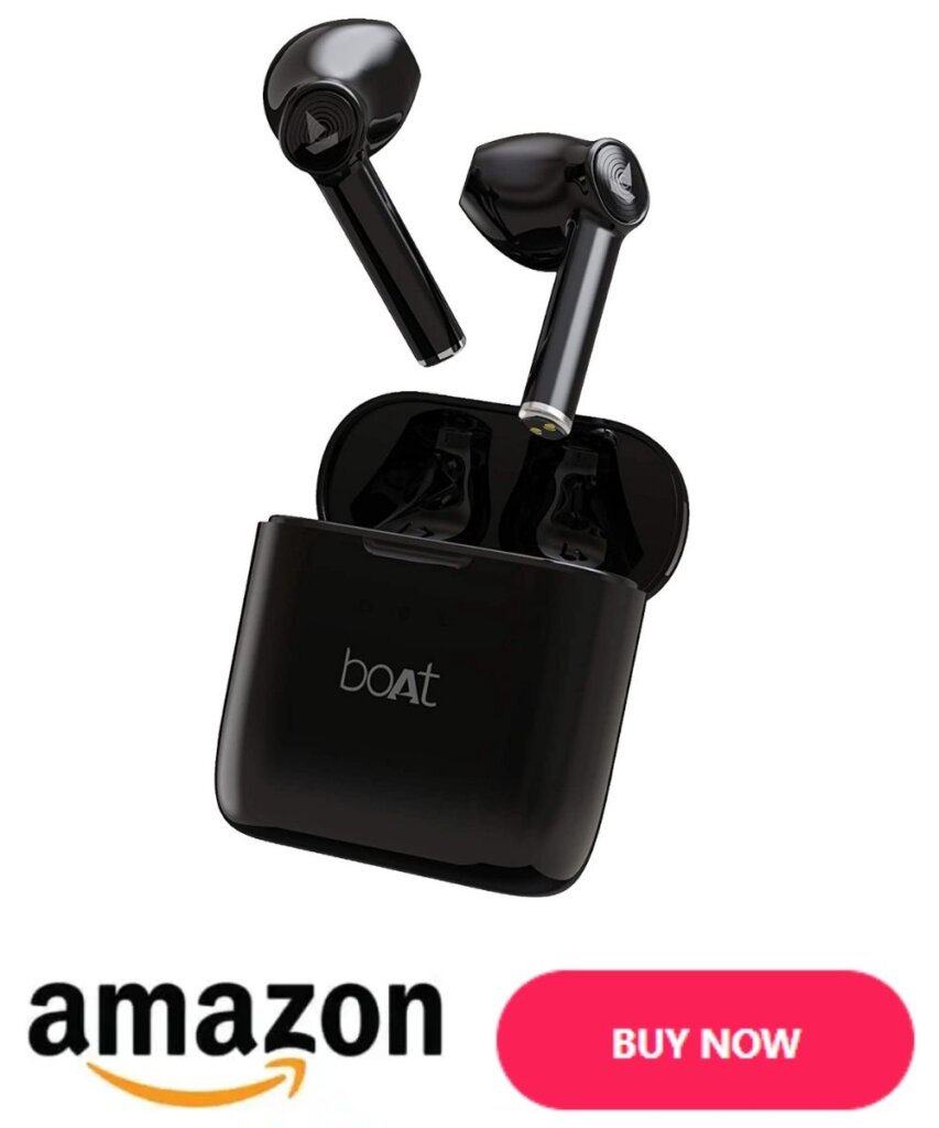 boat Airdopes 131 Twin Wireless Earbuds-Active Black