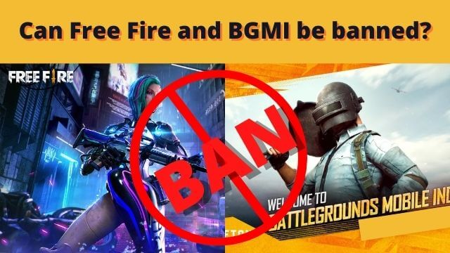 Can Free Fire and BGMI be banned?