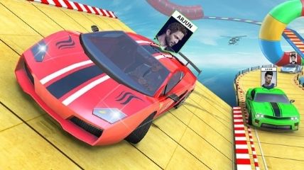 The "Car Stunt Racing" which is also known as "Ramp Car Stunts Racing" game because of its racing tracks.