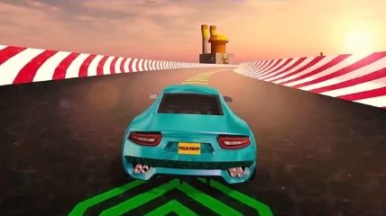 The "Crazy Car Stunts" is an offline as well as an online game.