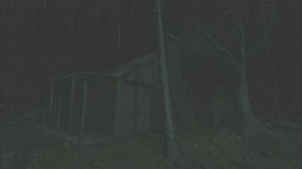 No Rest Horror Game in game totally dark scene 