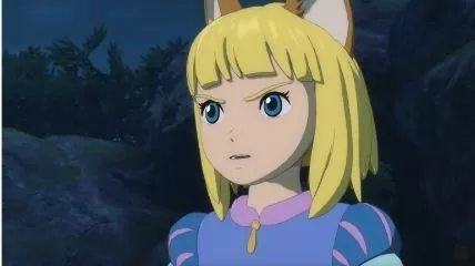 A cute girl character from Ni No Kuni 2 game which is similar to Genshin Impact game.