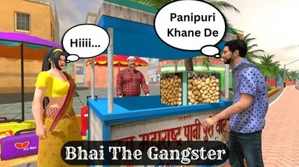 A scene from Bhai The Gangster android game