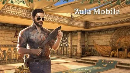 Main protagonist of Zula Mobile holding a sharp knife. It is one of the best bandukwala game for android.