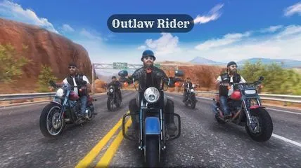 Bikers gang in the Outlaw Rider android game.