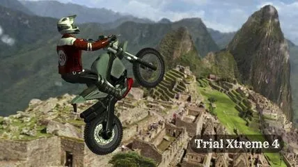 bike stunt in Trial Xtreme 4 bike racing android game