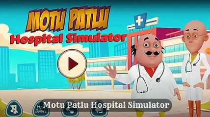 Motu Patlu Hospital Simulator game poster