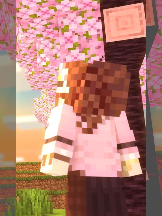 Cherry Blossom Biome in Minecraft