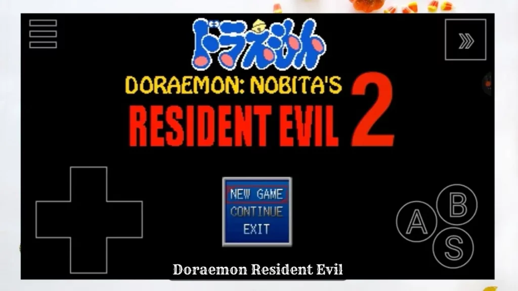 Doraemon Resident Evil starting screen.