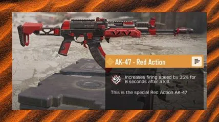 Call of Duty Mobile first ever epic camo is AK 47 Red Action Camo.