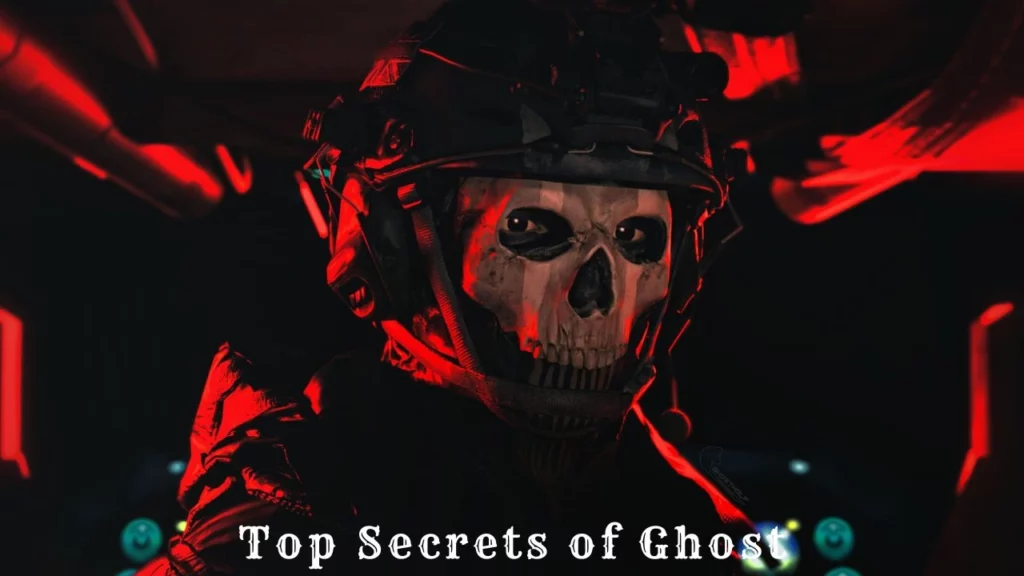 Ghost wallpaper in a red shade and "Top Secrets of Ghost" text written on it.
