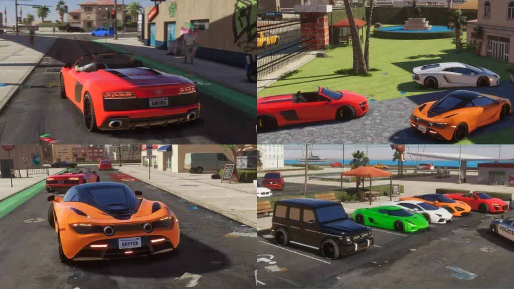 Lots of costly cars like Ferrari, Lamborghini etc. are parked and doing race in Drive Club Car Parking Games.