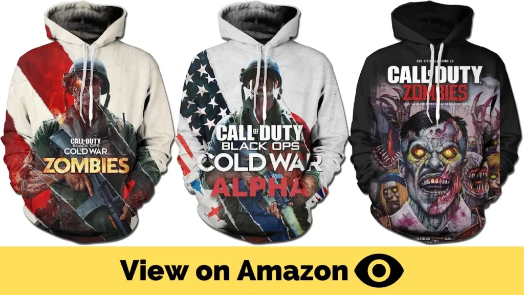 Call of Duty Classic 3D Printed Hoodie - Call of Duty Cold War, black ops and zombies hoodies.