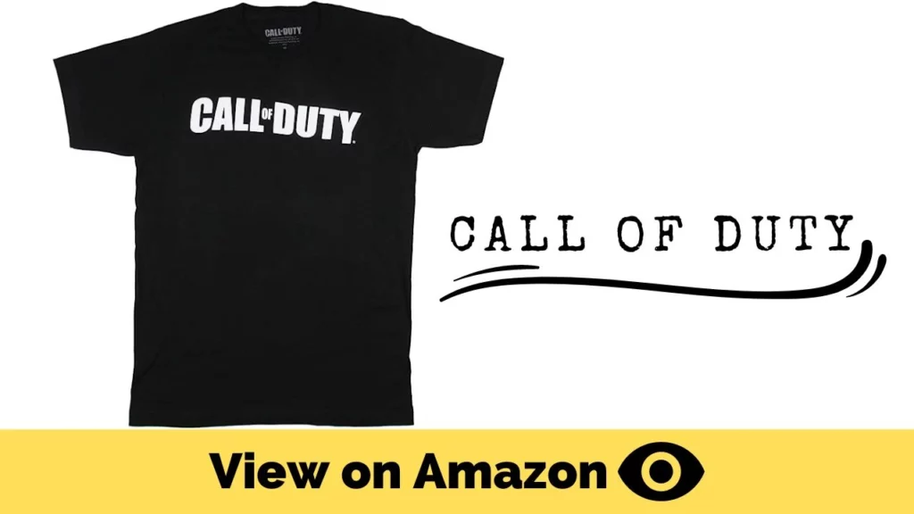Classic Black Call of Duty Logo T-Shirt