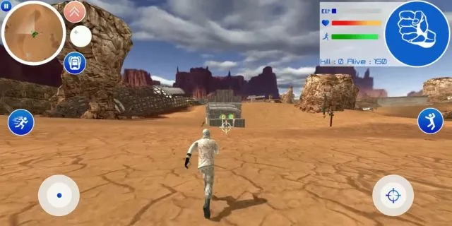 Desert Battleground's in game screen shot.
