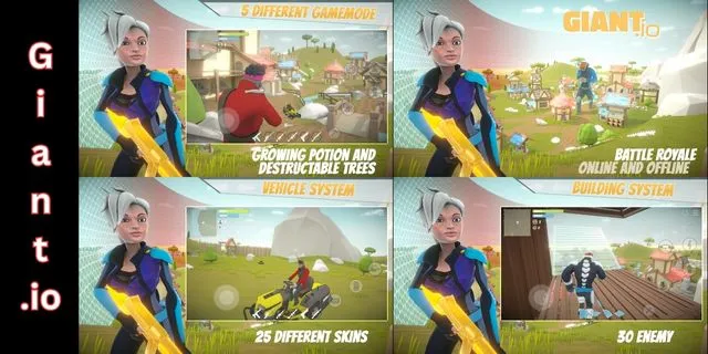 Giant.io games' featured screenshots.