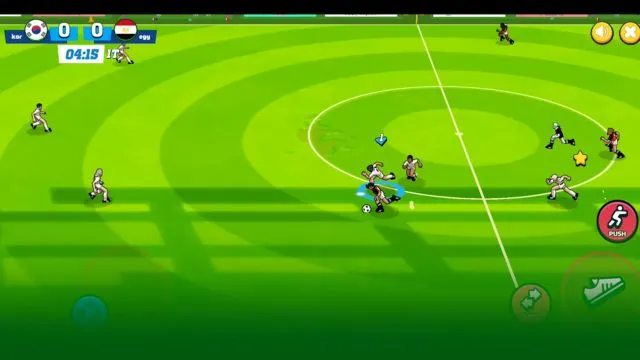 Golazo! offline android football game in which players playing football and trying to do goals.