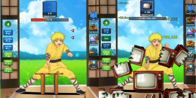 Gameplay screenshot of Tap Break Them All android game.