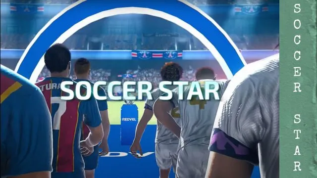 Two teams are going towards the stadium for a soccer match in soccer star super football  android game.