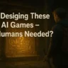 A visually striking image blending elements of technology (glowing circuits, digital interfaces) with classic video game imagery (pixelated characters, fantasy landscapes). The overall mood should be exciting and futuristic, hinting at the power of AI in gaming. The color palette should be vibrant and eye-catching, appealing to a Gen Z audience scrolling through their feed.